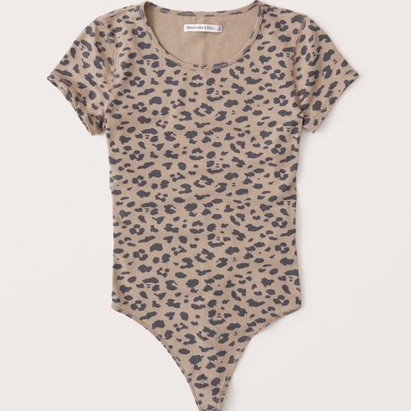 NWT Leopard Crew Bodysuit - Picture 7 of 11